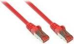 Produktbild Good Connections RNS® Patchkabel mit Rastnasenschutz, Cat. 6A, S/FTP, PiMF, halogenfrei, 500MHz, rot, 25m (S/FTP, CAT6a, 25 m)