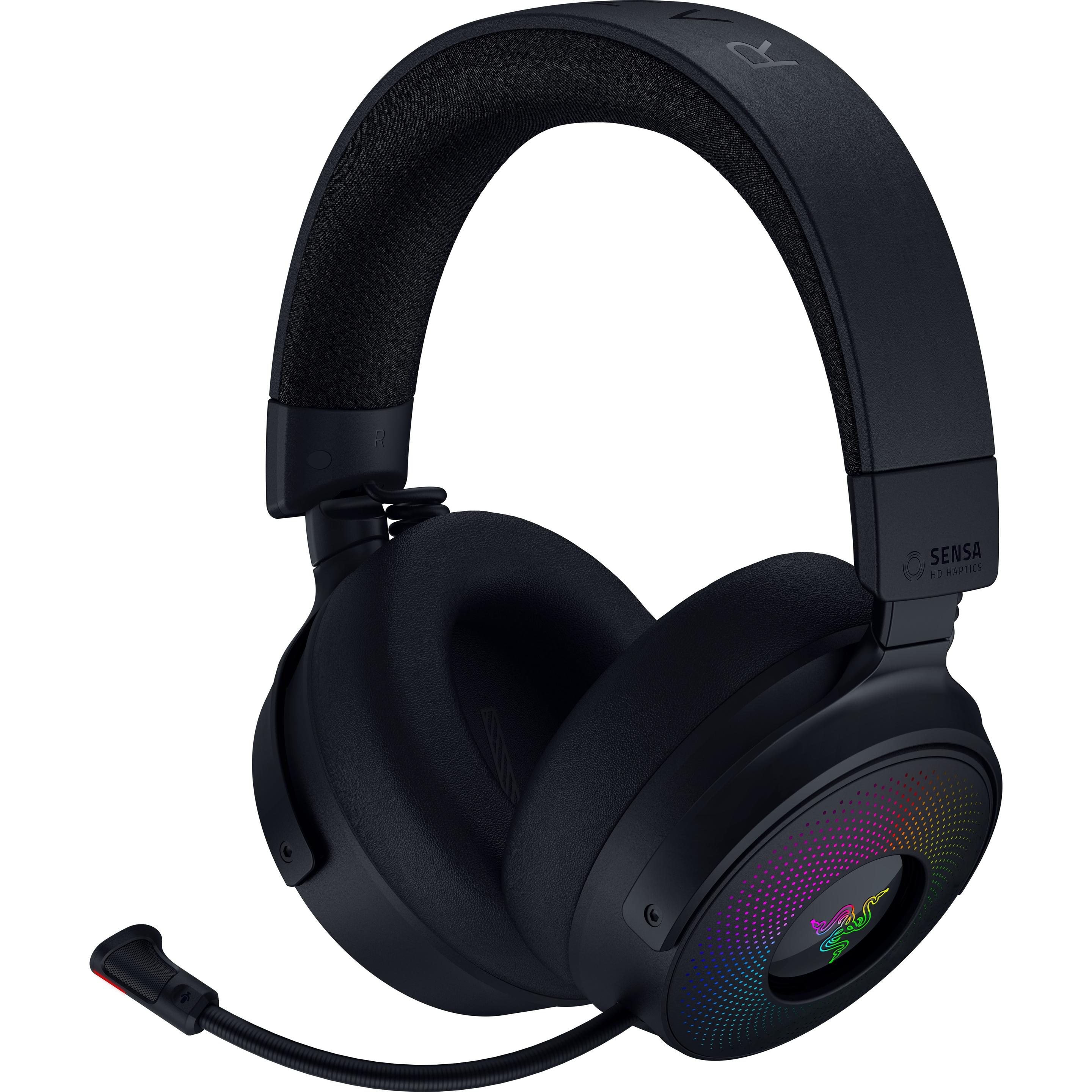 Razer Kraken V4 PRO (Kabelgebunden, Kabellos), Gaming Headset, Schwarz