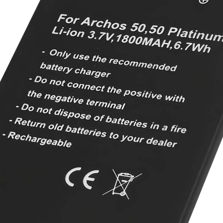 Produktbild Avizar Archos 50 Platinum Akku 3.7V 1800mAh