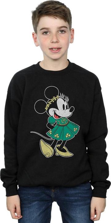 Actual product image Disney Boys Minnie Mouse St Patrick's Day Costume Sweatshirt (140, 146)