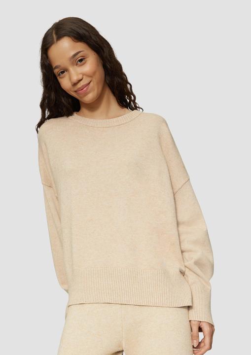 Produktbild S.Oliver Strickpullover Weicher Strickpullover mit seitlich geschlitztem Saum (S)