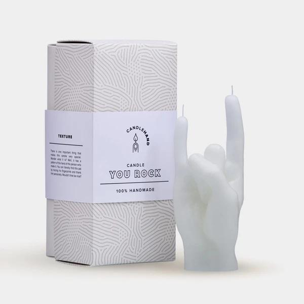Actual product image Candle Hand You Rock (1 pcs.)