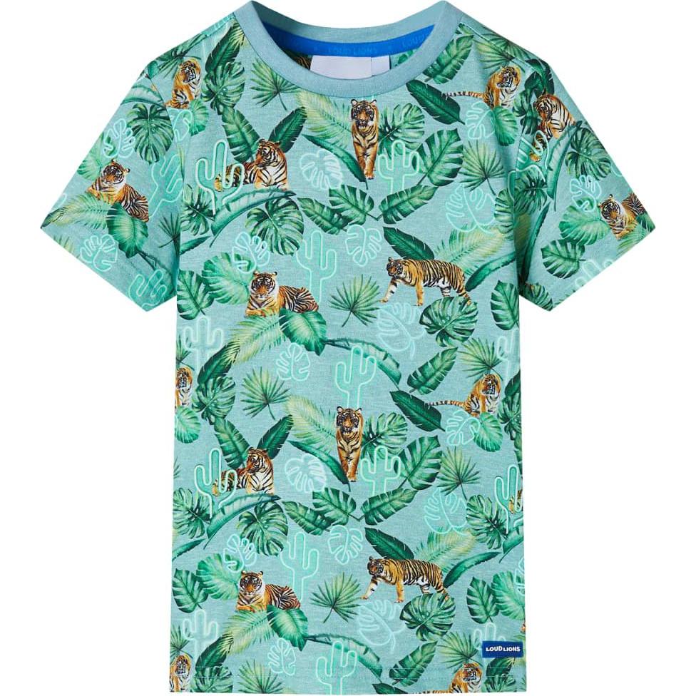 VidaXL, Jungen, Shirt, Jany, Grün, (140)