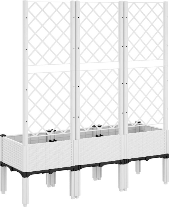 Actual product image VidaXL Planter with trellis PP