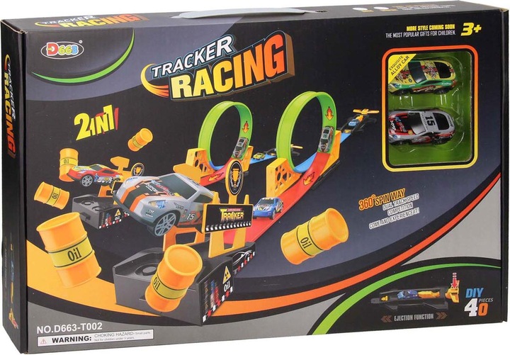 Actual product image Duel Launch Set Loopings racetrack