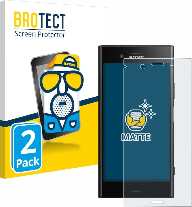 Produktbild BROTECT Entspiegelungs-Schutzfolie Displayschutz Matt (2 Stück, Sony Xperia XZ1)