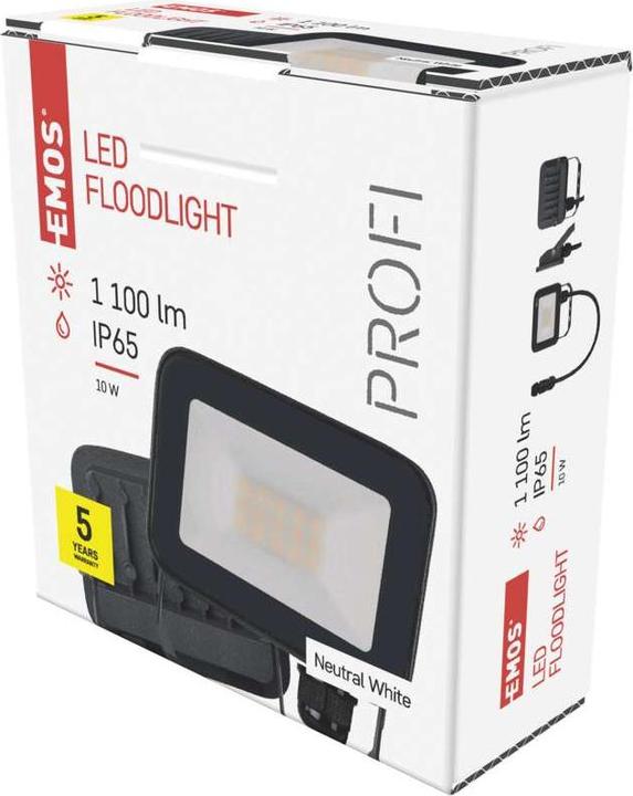Produktbild Emos LED Flutlicht PROFI, 10W neutralweiss (1100 lm, IP65)