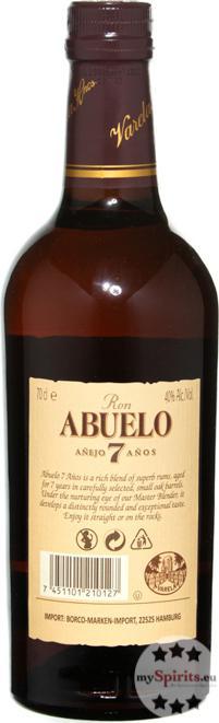 Produktbild Ron Abuelo Añejo 7 años (1 x 70 cl)