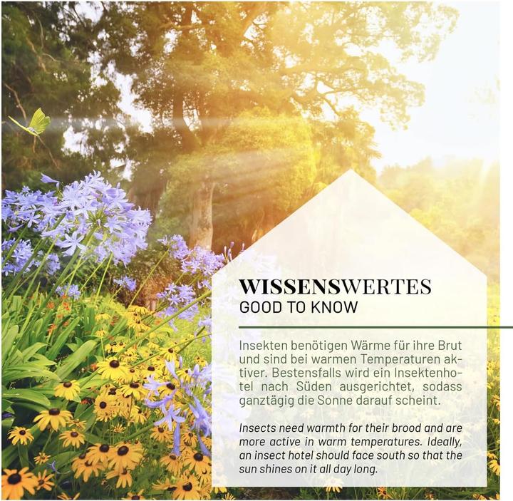 Actual product image Wildlife home Bienenhotel (Butterflies, Lacewings, Wild bees, Ladybirds)