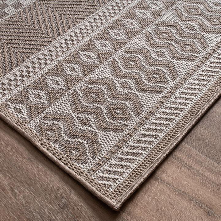 Produktbild TT Home In-& Outdoor Teppich Wetterfest Balkon Küche Wohnzimmerteppich