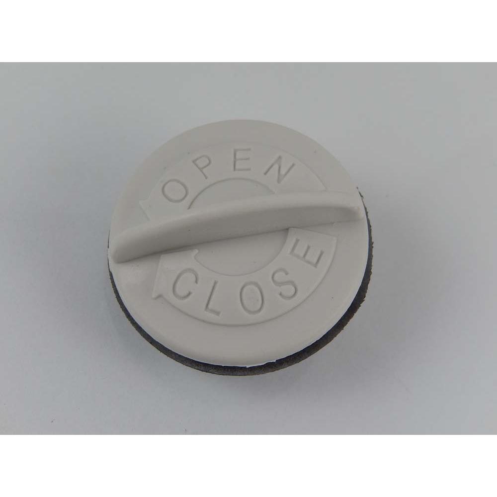AccuCell 1x Verschlussschraube Kunststoff für Staubsauger- Saugroboter, Staubsauger Zubehör, Grau