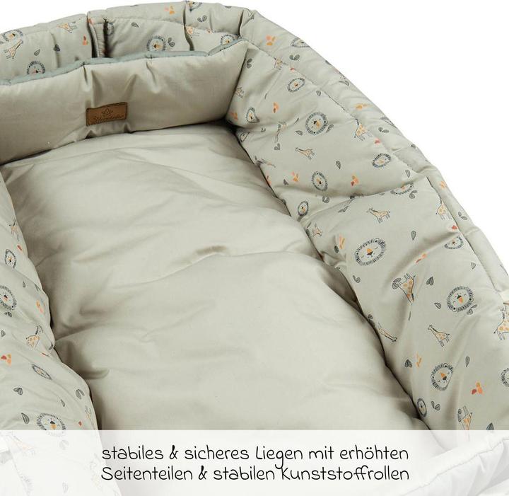 Actual product image Sterntaler Babynestchen & Bettschlangen 2in1 Kuschelnest & Krabbeldecke - Löwe L