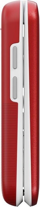 Actual product image Doro Leva L20, Clamshell, Single SIM, 7.11 cm (2.8"), 2 MP, 1150 mAh, Red, White (2.80", 2 Mpx, 4G)