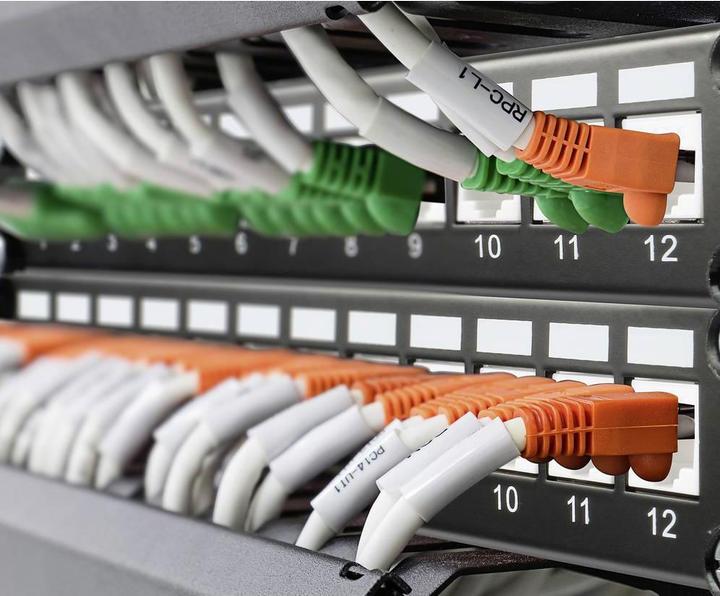 Image du produit Renkforce RF-4996626 Panneau de brassage 12 ports 254 mm (10") Non équipé 1U Noir