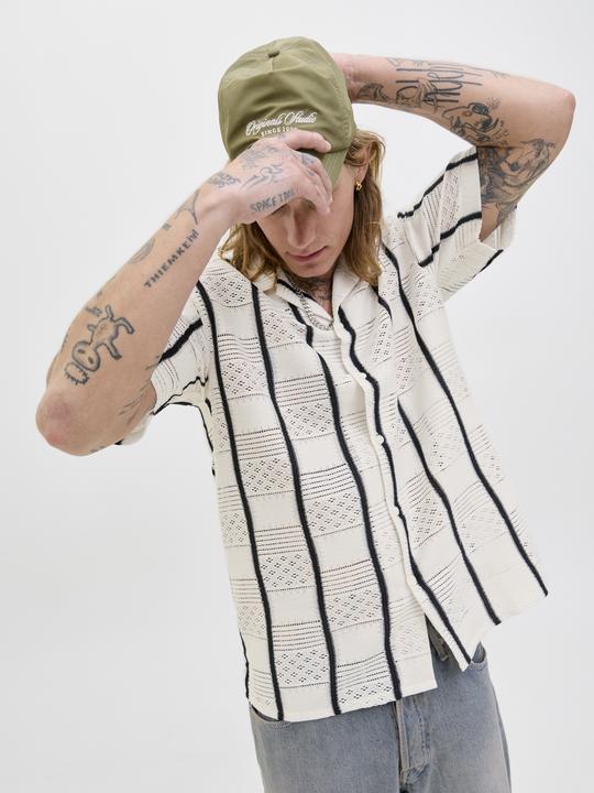 Actual product image Jack & Jones Jordia Stripe Resort Shirt Ss (M)