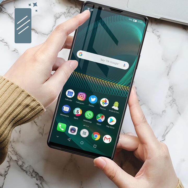 Actual product image Avizar Crystal clear film, glass screen protector (1 Piece, Sony Xperia 5 III)