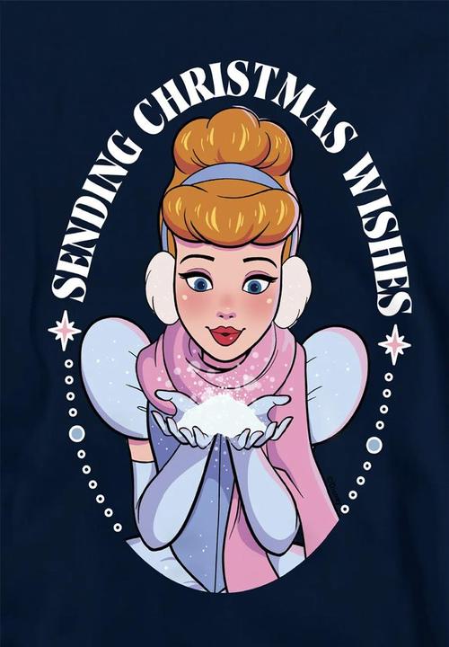 Produktbild Cinderella Sending Christmas Wishes Kapuzenpullover (128)