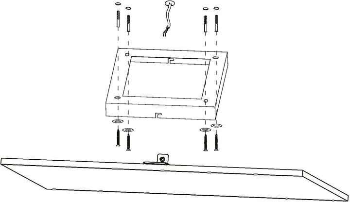 Produktbild EGLO 32346 LED-Panel Deckenleuchte Crosslink TURCONA-C weiss L:45cm B:45cm H:6cm dimmbar 2700-6500K