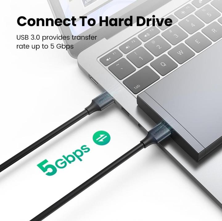 Produktbild Ugreen USB-A 3.0 zu USB-A 3.0 Kabel (2 m, USB 3.0)
