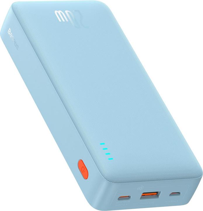 Actual product image Baseus Airpow 20000mAh 20W powerbank (blue) (20000 mAh, 20 W, 74 Wh)