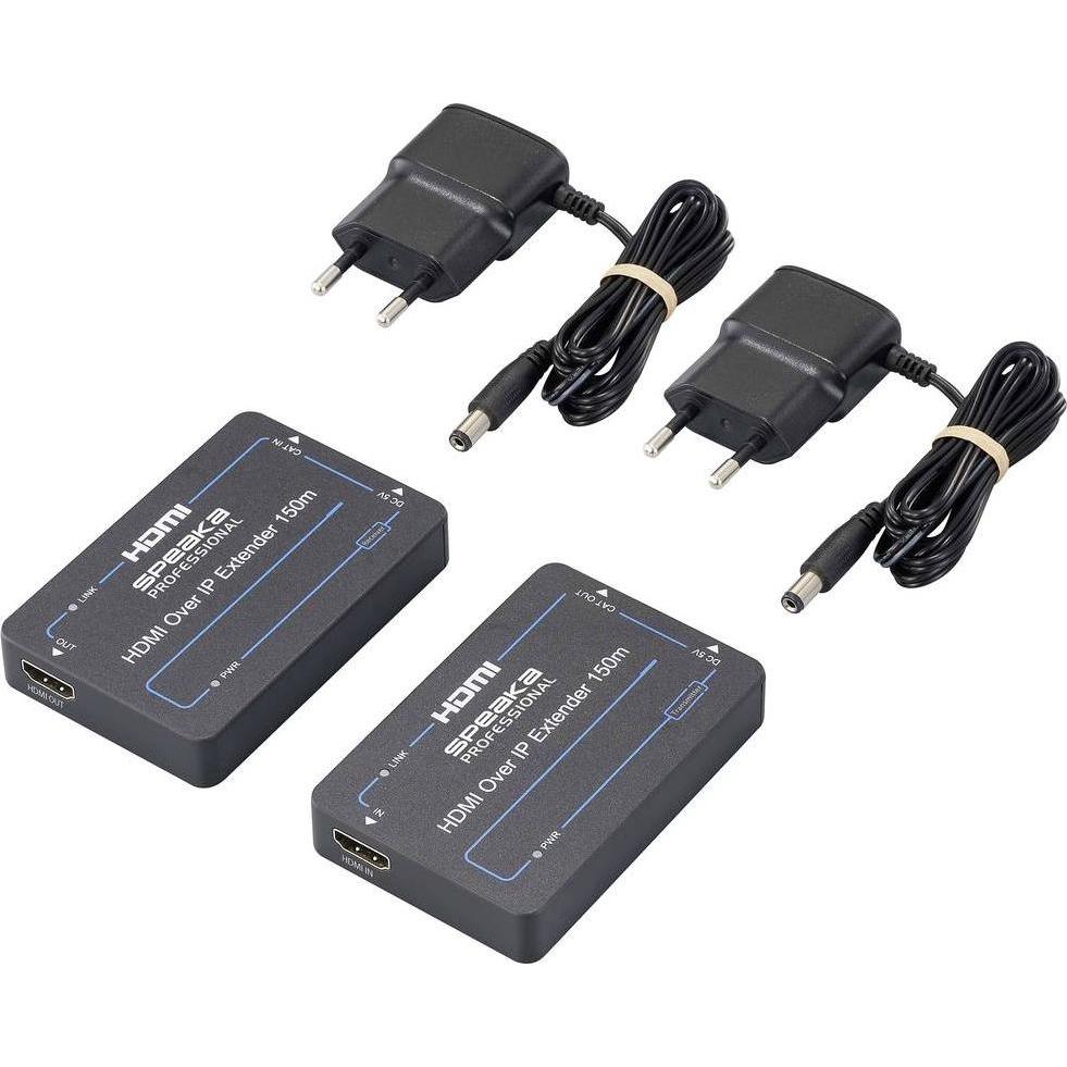 Thumbnail - SpeaKa Professional SP-HDE-301 HDMI HDMI Extender über Netzwerkkabel RJ45 (Extender), Video Converter