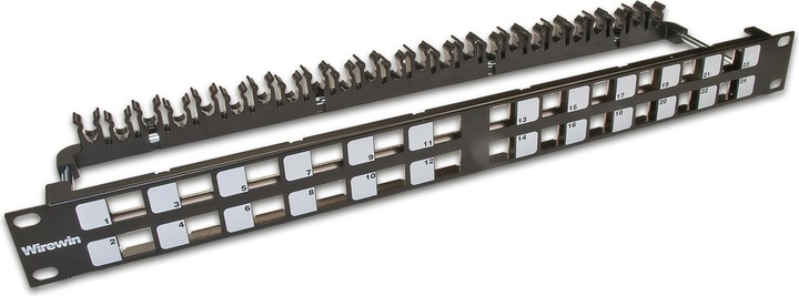 Produktbild Wirewin 24-Port 1HE Patchpanel, geschirmt