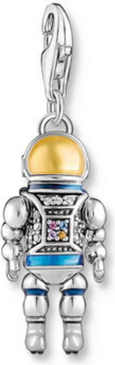 Immagine prodotto Thomas Sabo Ciondolo Astronauta con pietre colorate in argento annerito (Smalto, Argento 925)