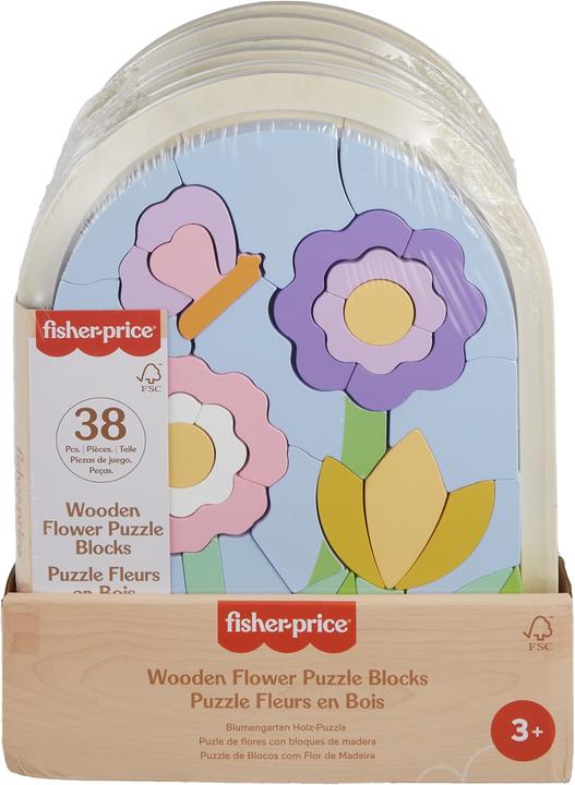 Produktbild Fisher-Price Blumengarten Holz-Puzzle (38 Teile)