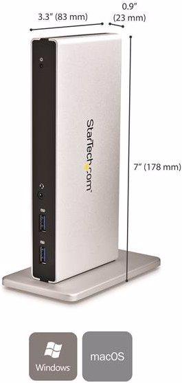 Produktbild StarTech USB 3.0 Laptop Docking Station (USB-B)