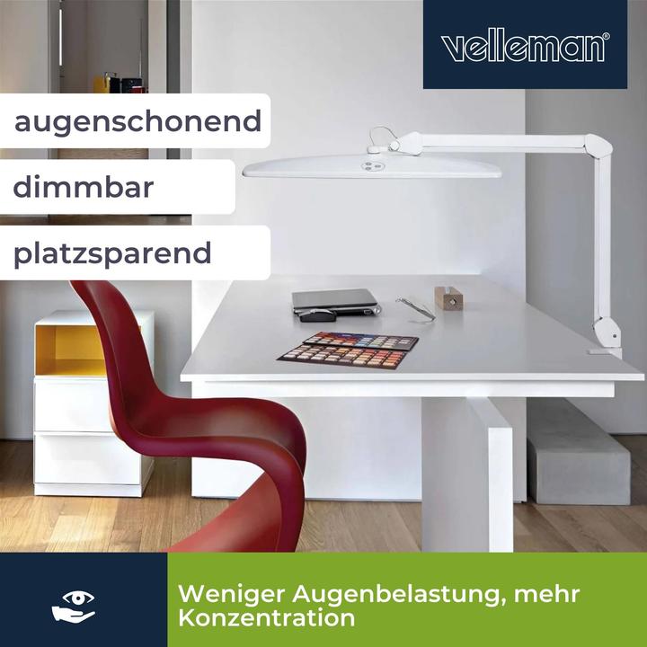 Produktbild Velleman Schreibtischlampe (2000 lm)