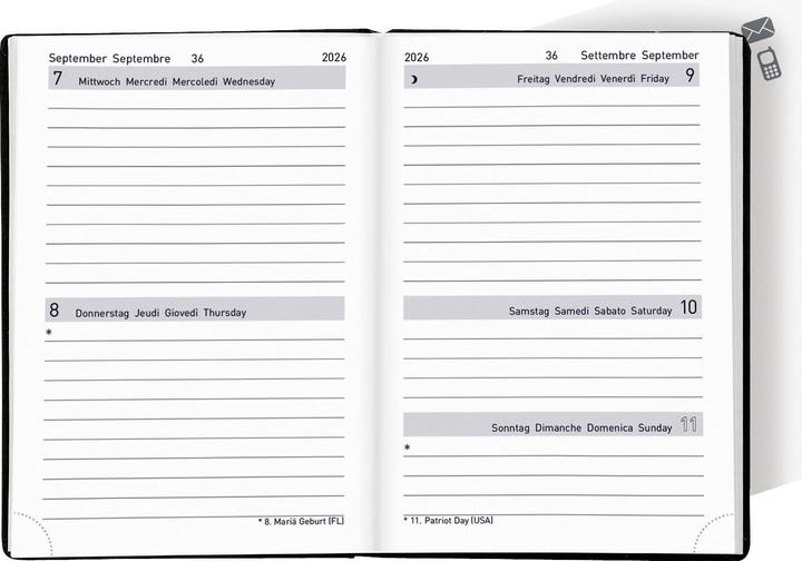 Produktbild Biella Taschenagenda Mittelformat