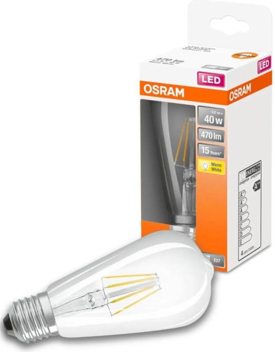 Produktbild Osram Led Retrofit Classic St (E27, 4 W, 470 lm, 1 x, E)