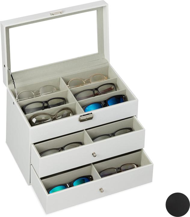 Produktbild Relaxdays Brillenbox