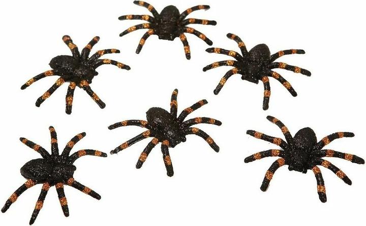 Image du produit My Other Me Décoration Halloween Araignée Brillant (6 uds) (6 x 7 cm) (6 pcs)
