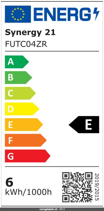 Energy Label Synergy 21 LED garden lamp 6W RGB-WW (RGB-CCT) with radio and WLAN IP66 Zigbee 3.0 + 2.4 GHz *Milight (550 lm, IP66)