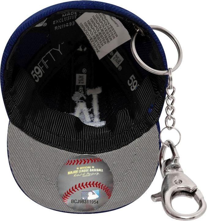 Actual product image New Era Dodgers mini cap keychain MLB