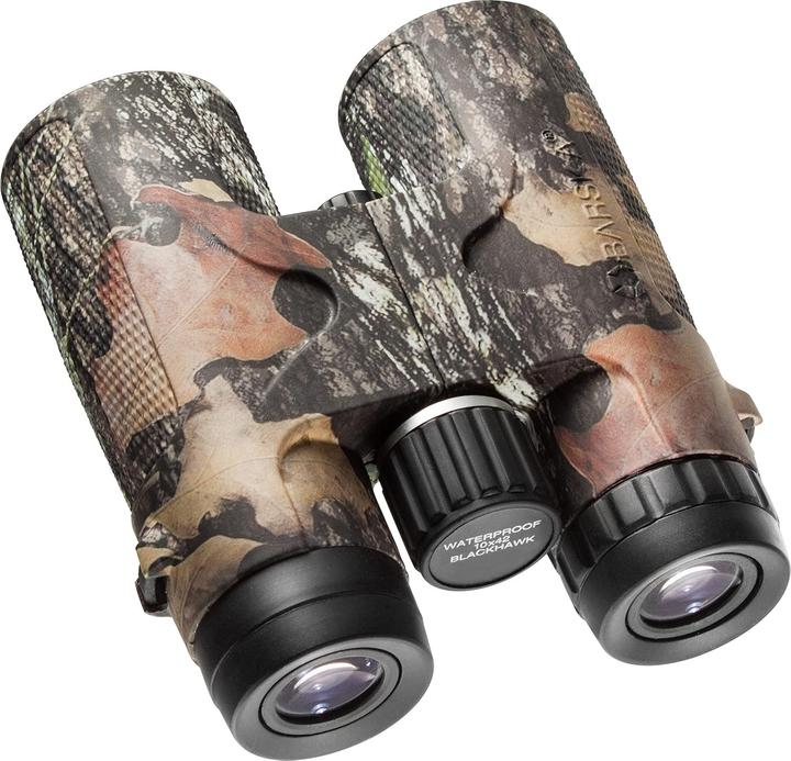 Barska 2001216-SSI 10x42 WP Blackhawk Green Lens Binoculars in Mossy Oak - Multi, N/A (10x, 42 mm)