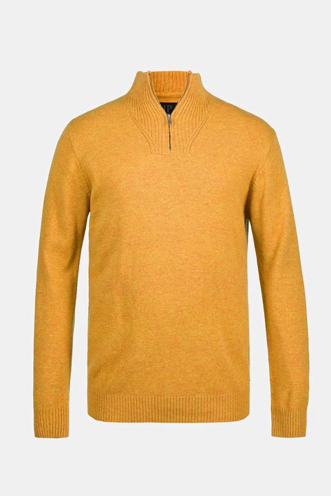 Produktbild JP1880 Stricktroyer, Pullover, Stehkragen mit Zipper, Multigarn (7XL)