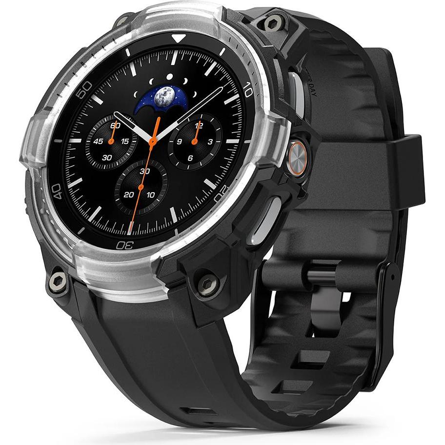 Ringke - Rugged Gear - Samsung Galaxy Watch8 Classic - Black, Accessori per smartwatch, Nero