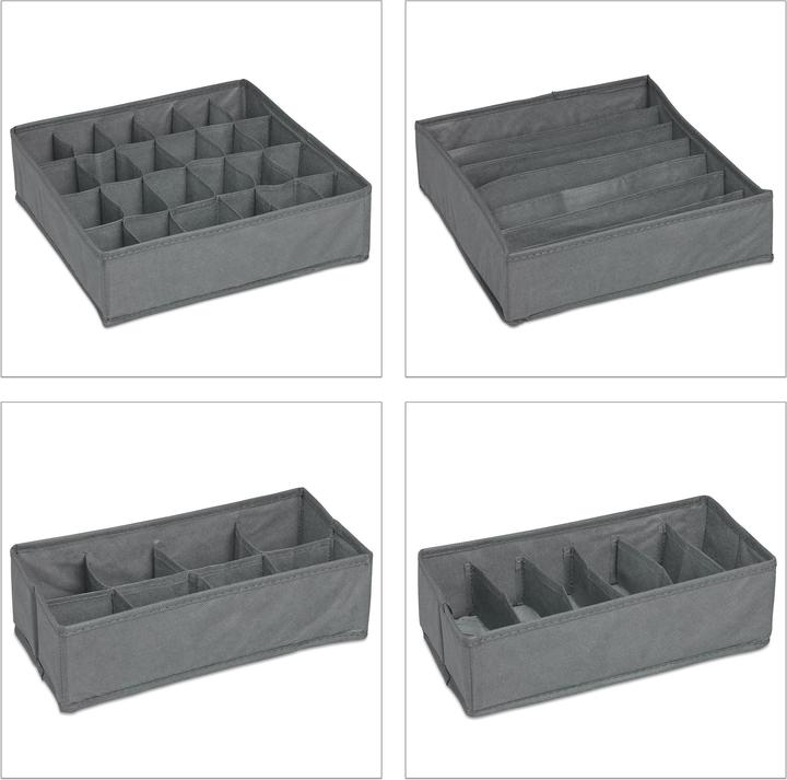 Actual product image Relaxdays Underwear Organiser (32 x 32 x 9 cm, 9.20 l)