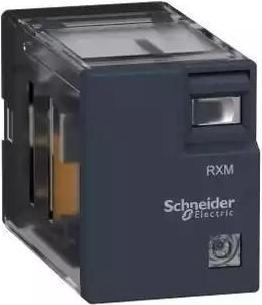 Produktbild Schneider Miniaturrelais, Easy Harmony RXM2L, 5A, 2W, 24V DC, mit LED RXM2LB2BD
