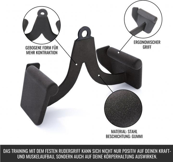 Actual product image Gorilla Sports Lat pull / rowing handle