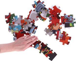 Image du produit Grafix Puzzle de sol Pompiers, 60 pcs. (60 pièces)