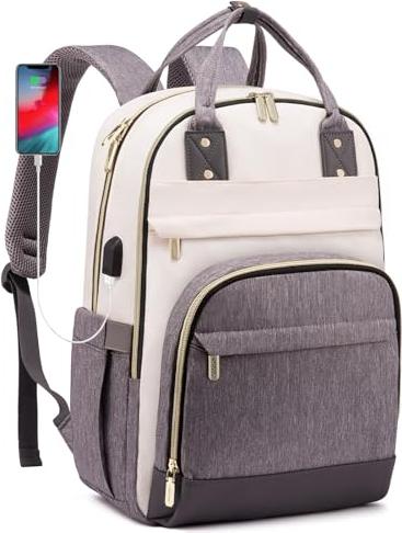 Only-Bags.Store Laptop Backpack 15.6 Inch School Backpack Teen Waterproof School Bag Anti-Theft with (23 l)