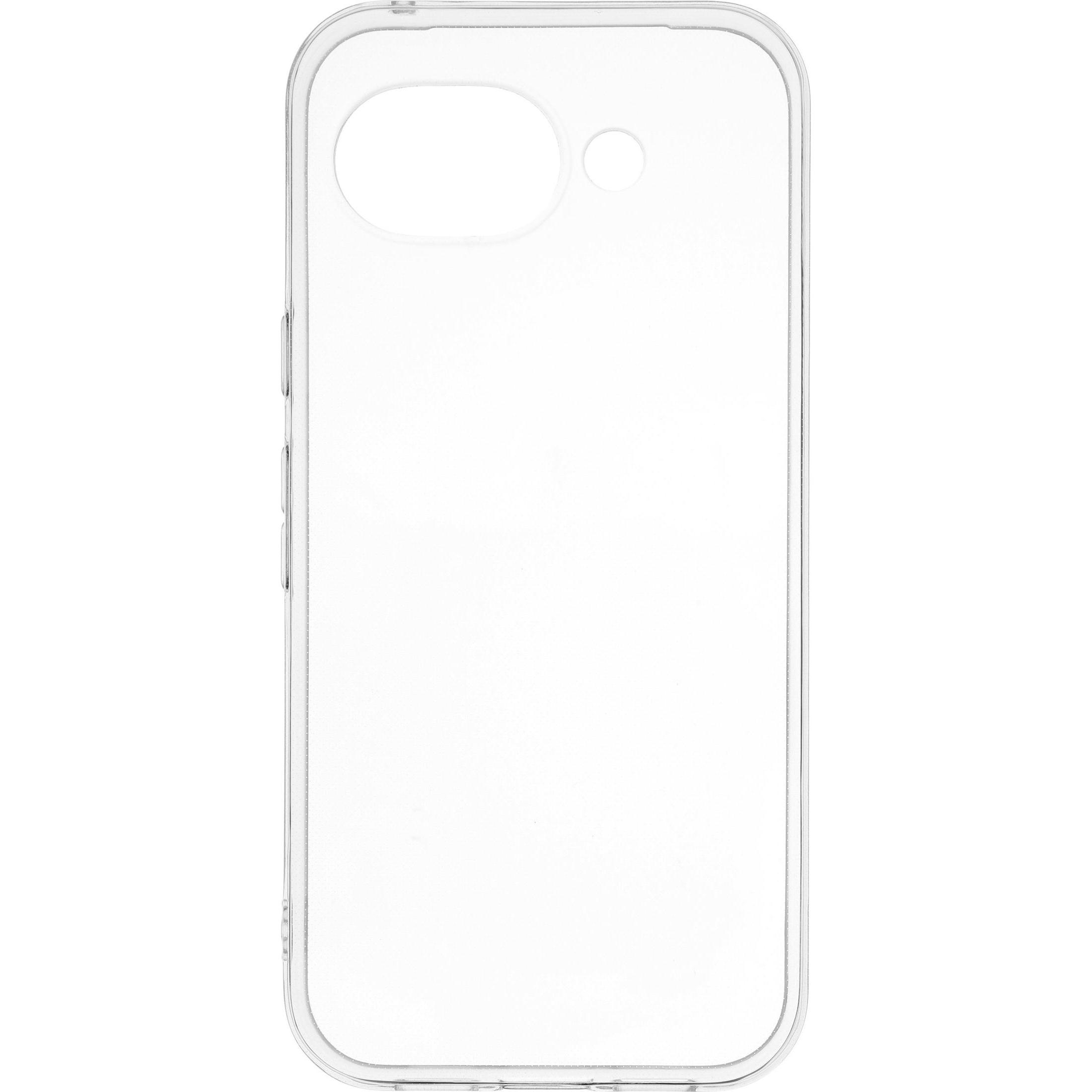 FoneKit Silicone case, Google Pixel 10A, clear (Google Pixel 10a), Cover smartphone, Trasparente