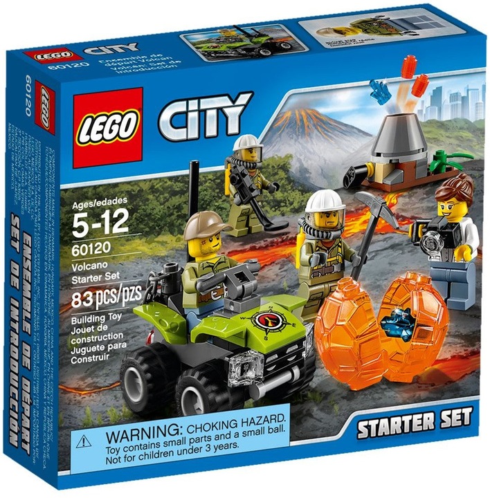 Produktbild LEGO City Vulkan Starter-Set (60120, LEGO City)
