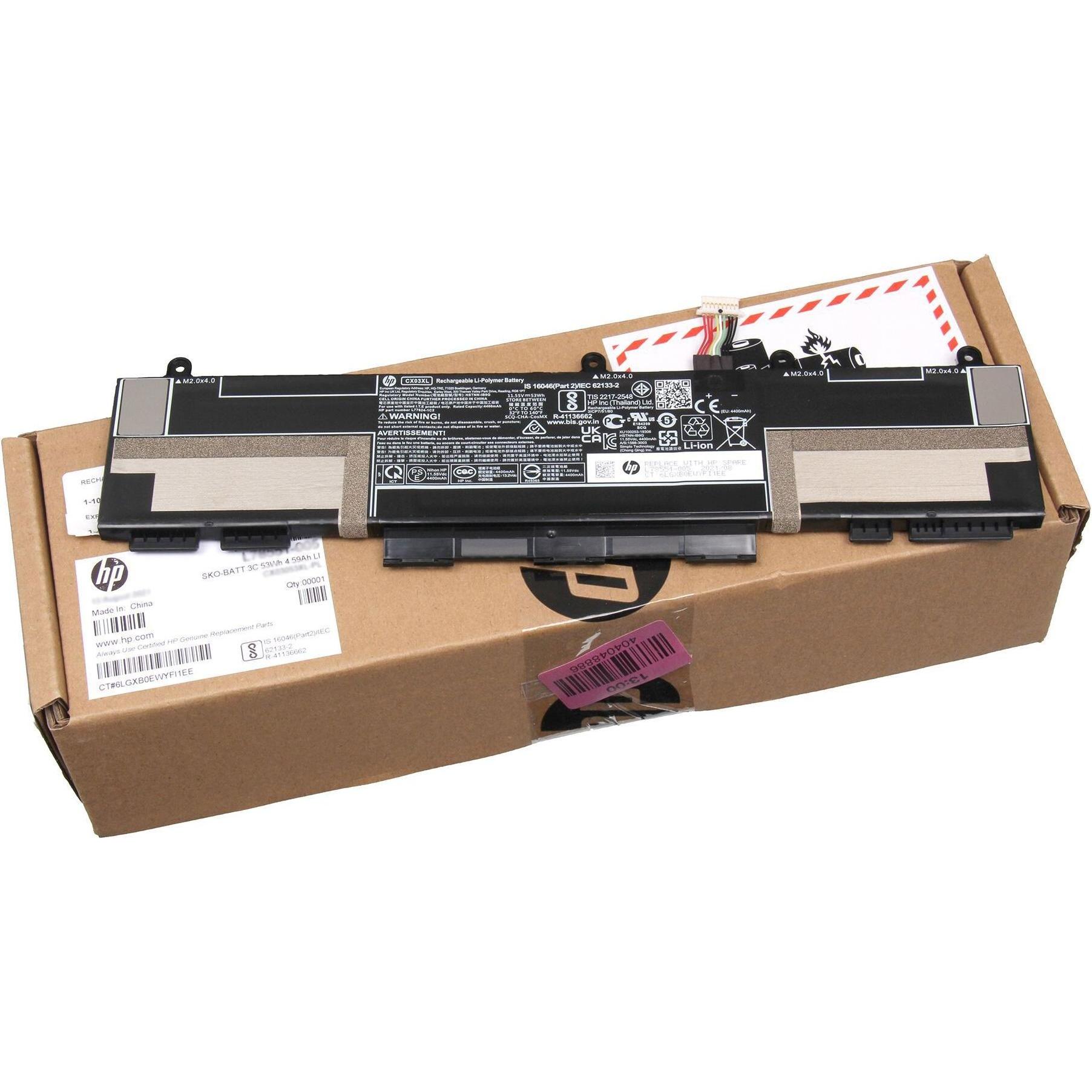 HP L78551-005 (3 Zellen, 4590 mAh), Notebook Akku