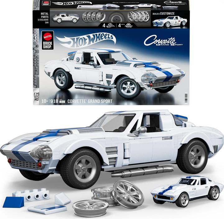 Actual product image Mattel Brick Shop Elite Series Corvette Grand Sport