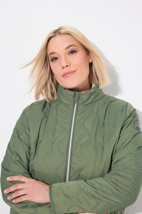 Image du produit Ulla Popken Veste matelassée légère HYPRAR, modèle déperlant, matière recyclée (50, 52)