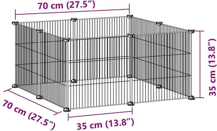 Produktbild vidaXL Haustierkäfig